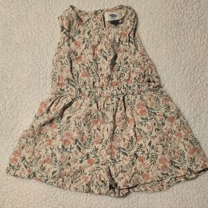 Toddler girls floral romper 3T